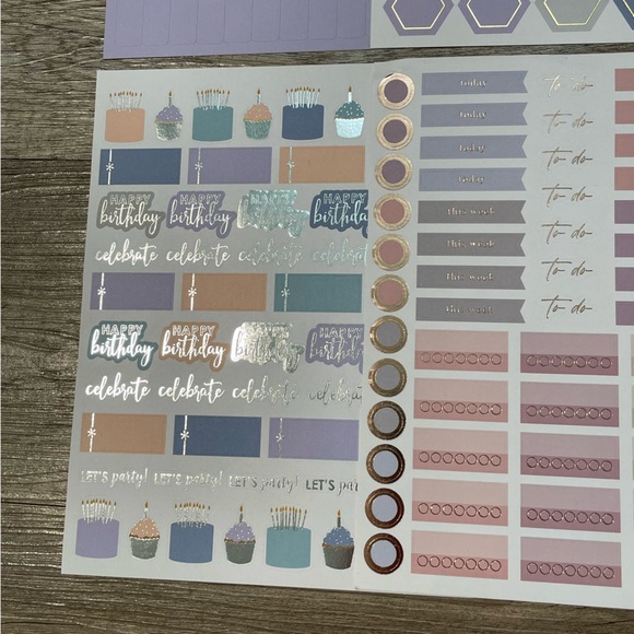 Erin Condren Bundle of Sticker Sheet perfect for Journals/Planners/Calendars - Picture 7 of 10